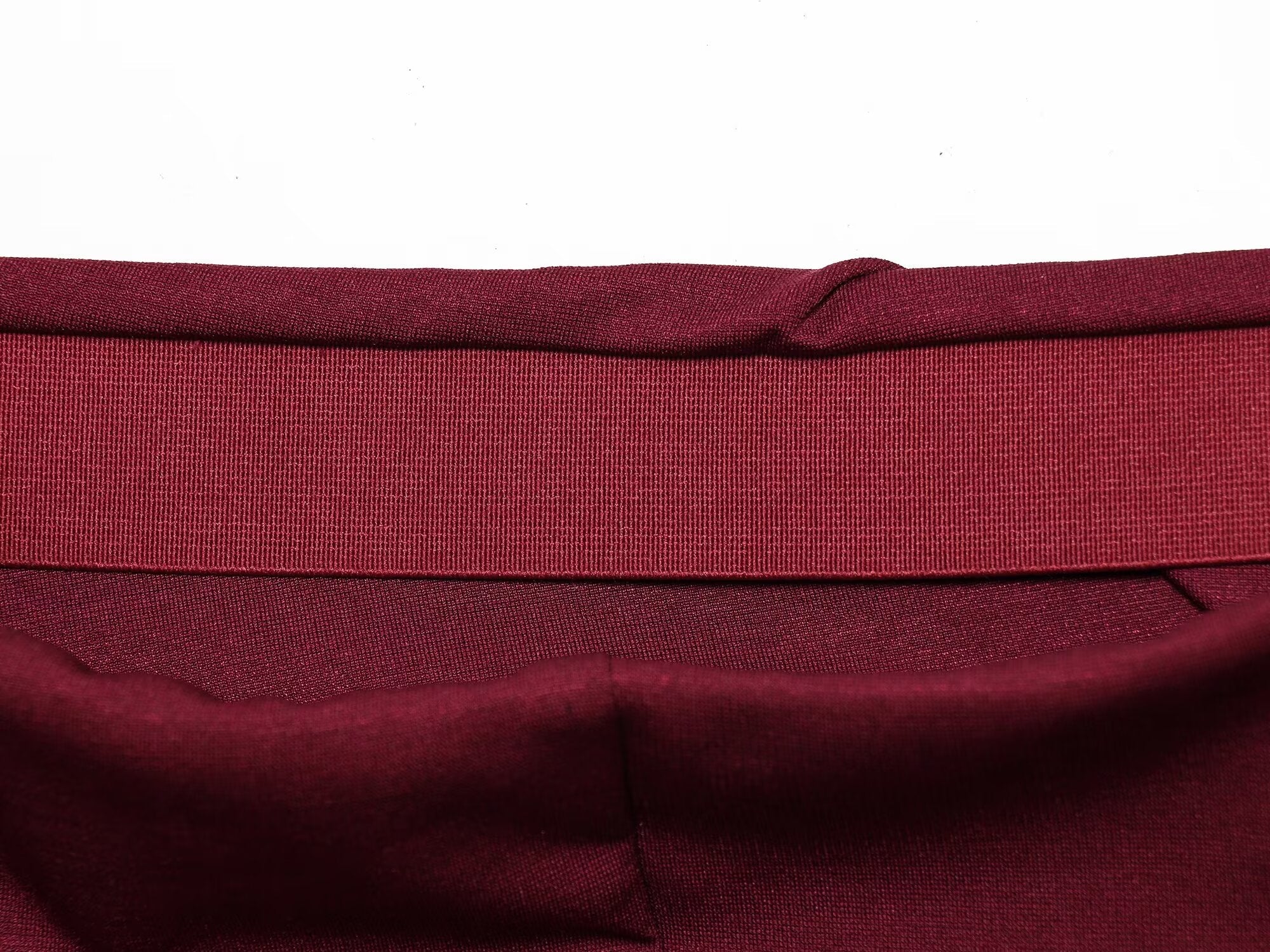Women's twisted knot design casual MIDI skirt