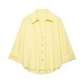 Women's casual lapel button up shirt