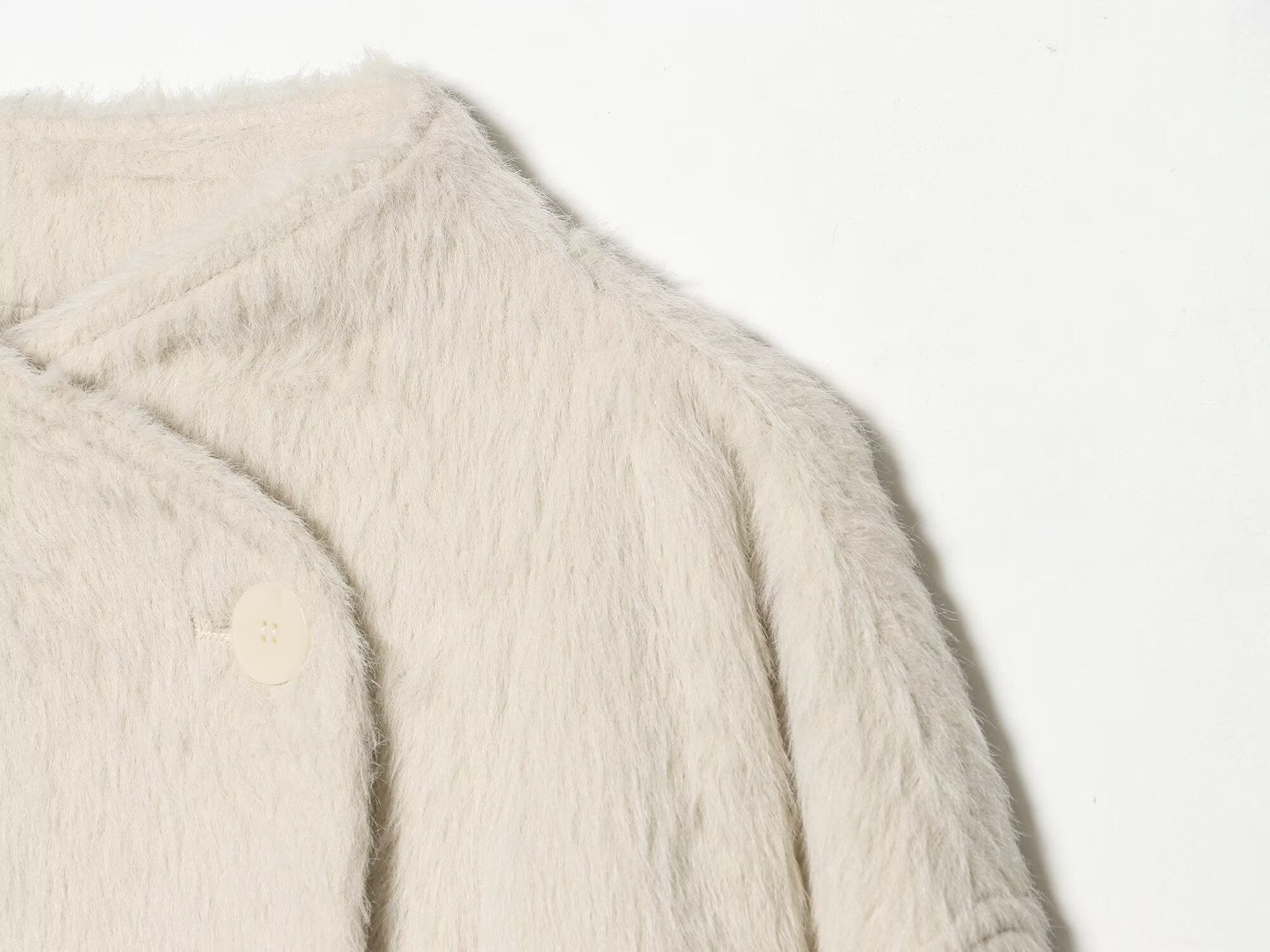 Women's long sleeved fleece jacket Coat