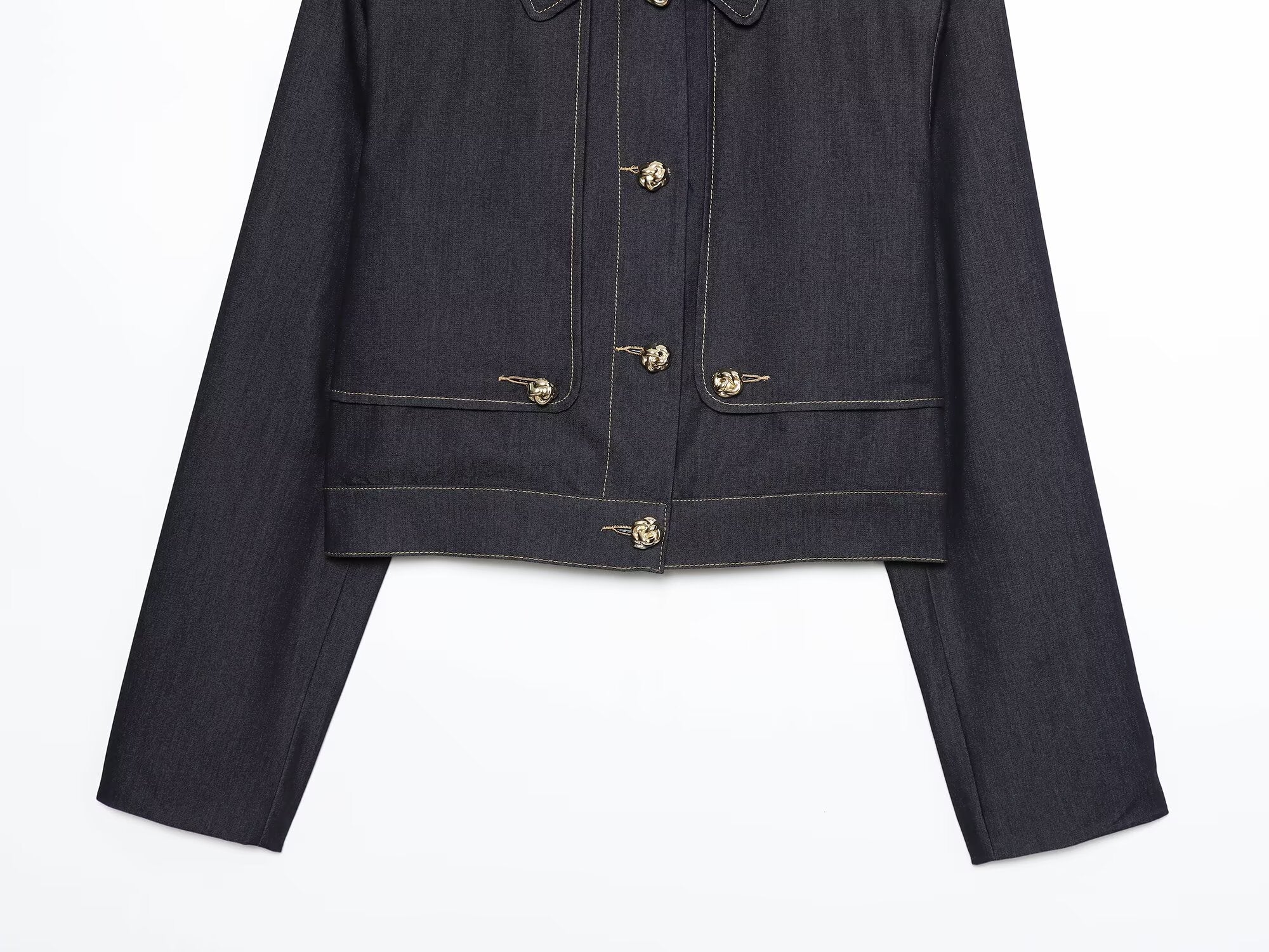 Women's new fashion short single breasted lapel Coat+Pants suit