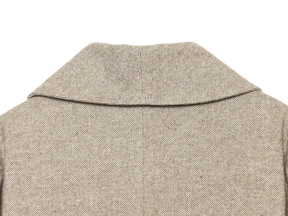 Women's short skirt style hem slim jacket Coat