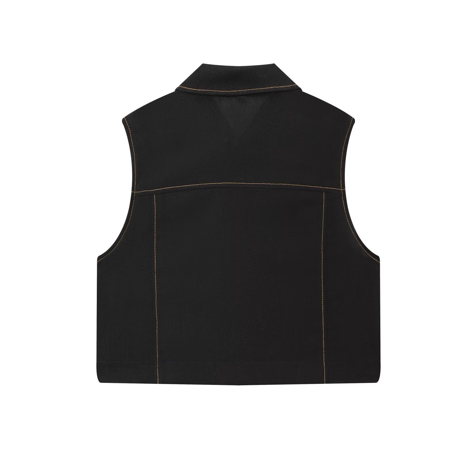 Women's New Fashion Casual Lapel Straight vest + Shorts Suit