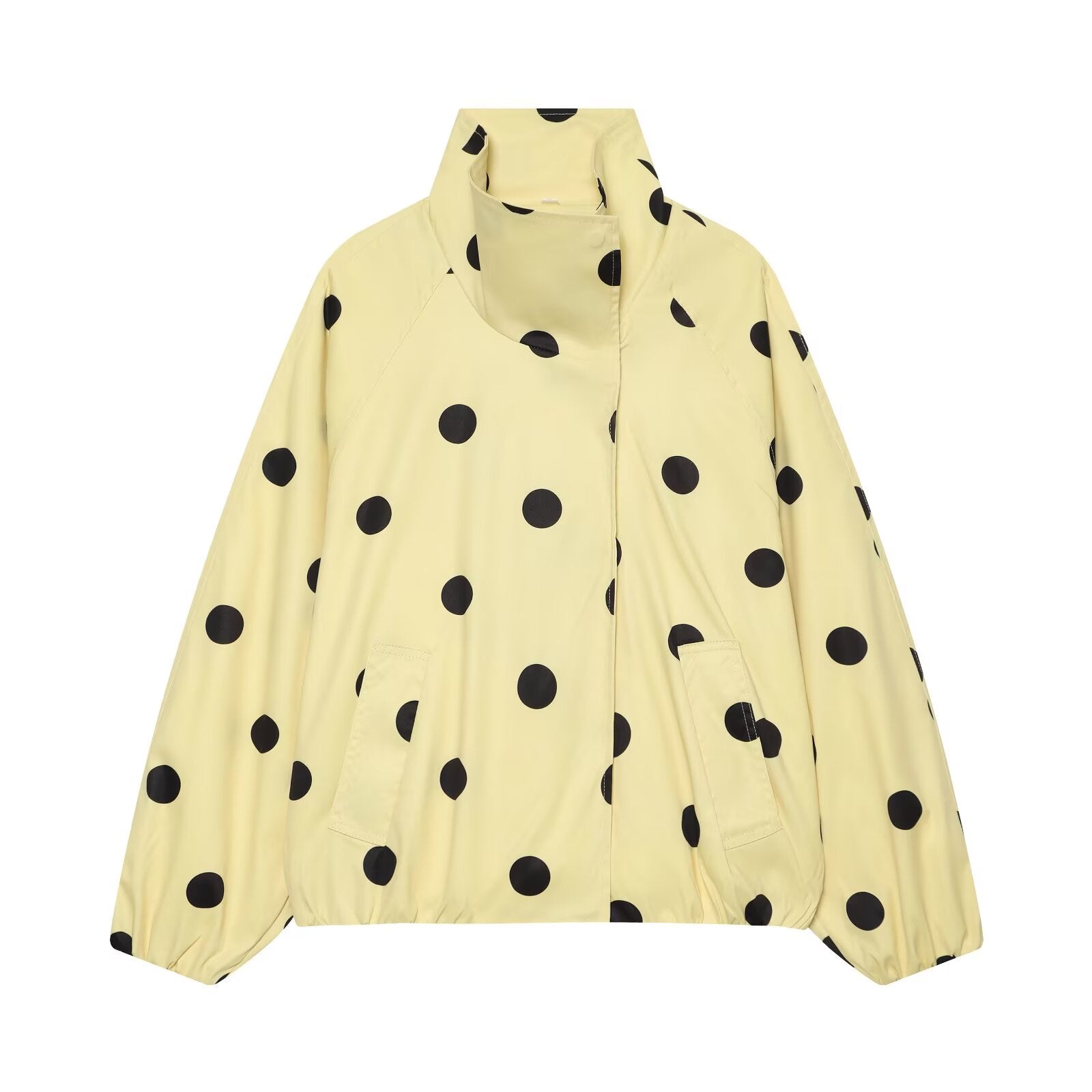 Women's polka dot pilot jacket Coat