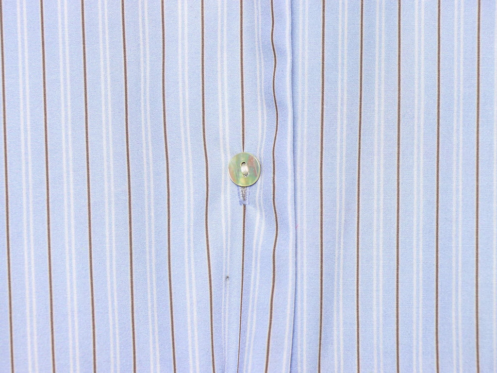 Women's bow decoration casual striped shirt