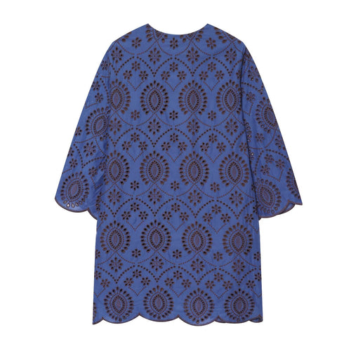 2026 Women's hollow embroidery mini dress
