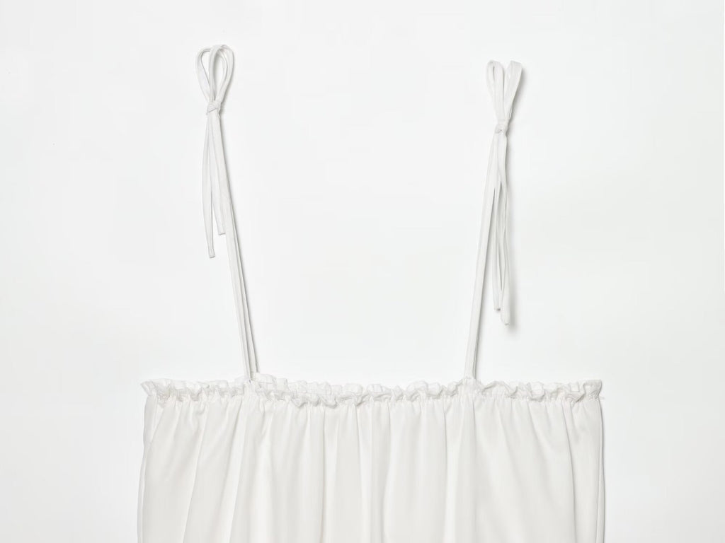 Women's nylon balloon version suspender dress