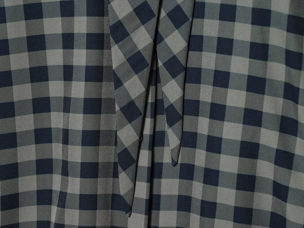 Women's scarf decoration casual plaid shirt