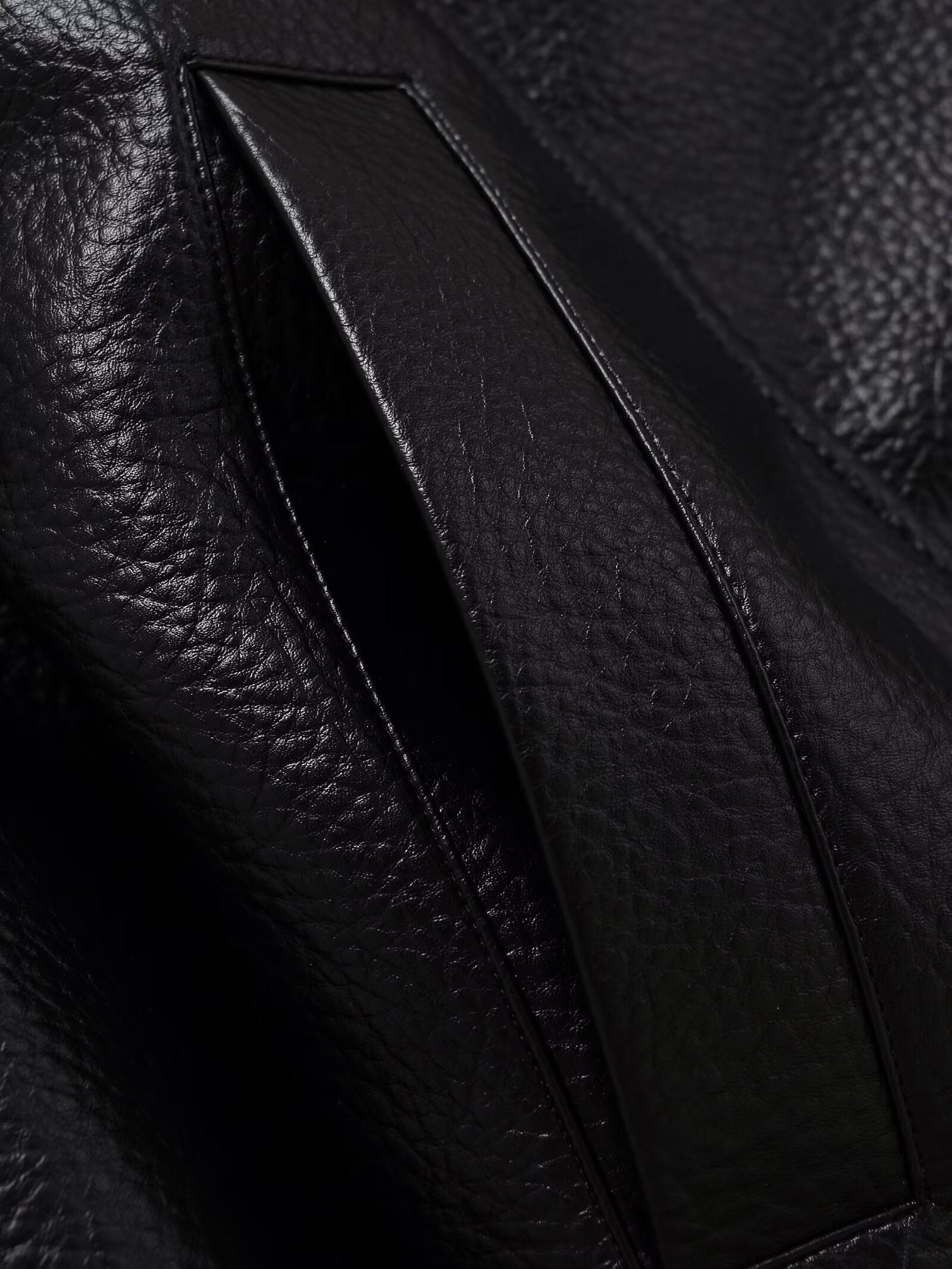 Women's casual stand collar Faux Leather jacket Coat