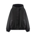 Women's warm fleece hooded pilot jacket Coat