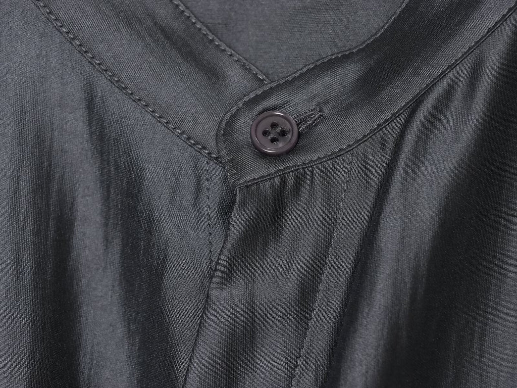 Women's lace up decorative casual draped shirt