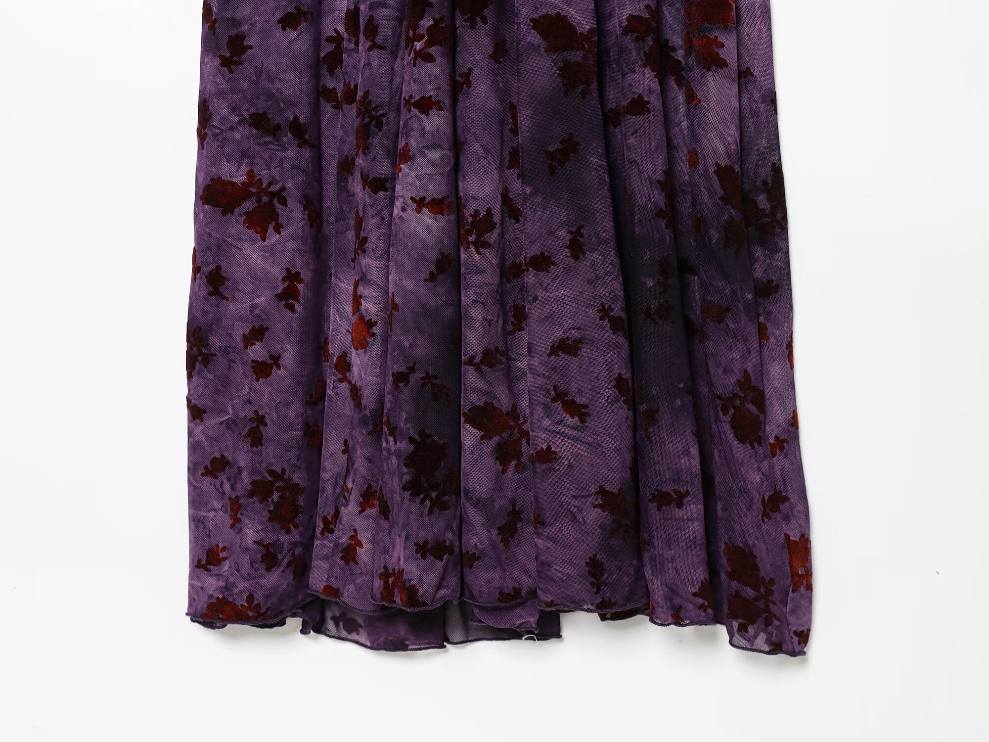 Women's sexy Plucked tulle MIDI dress