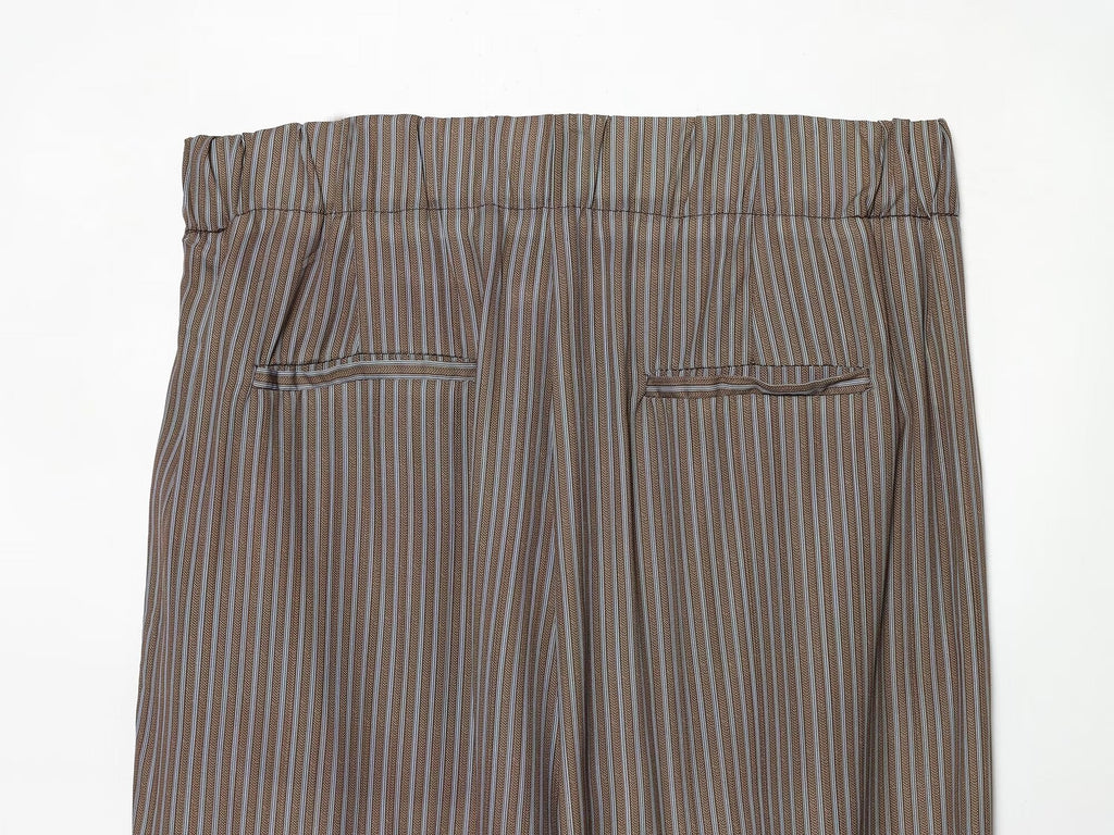 Women's bow decoration linen blended lantern pants