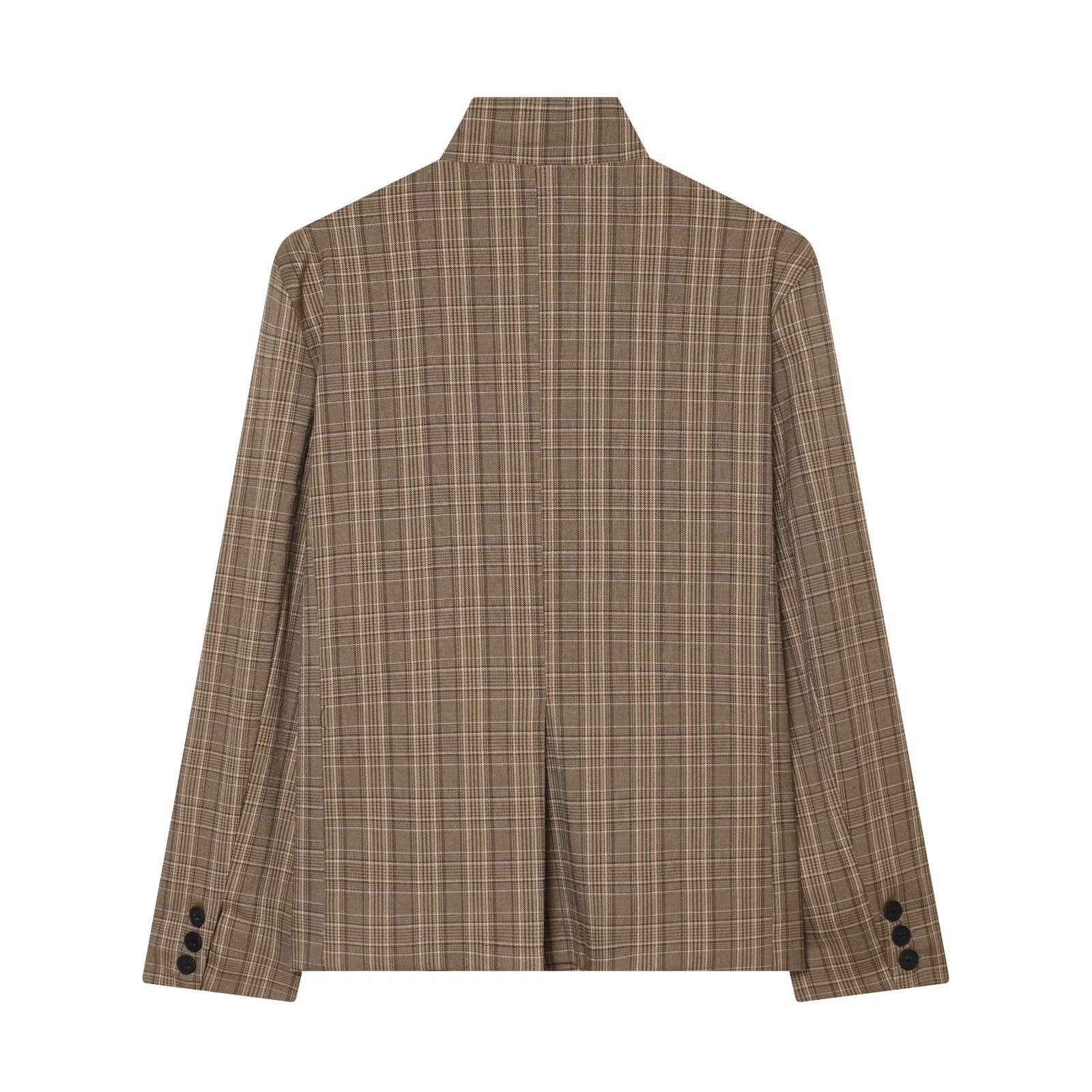 Women's new casual stand collar Button-up Blazer Coat