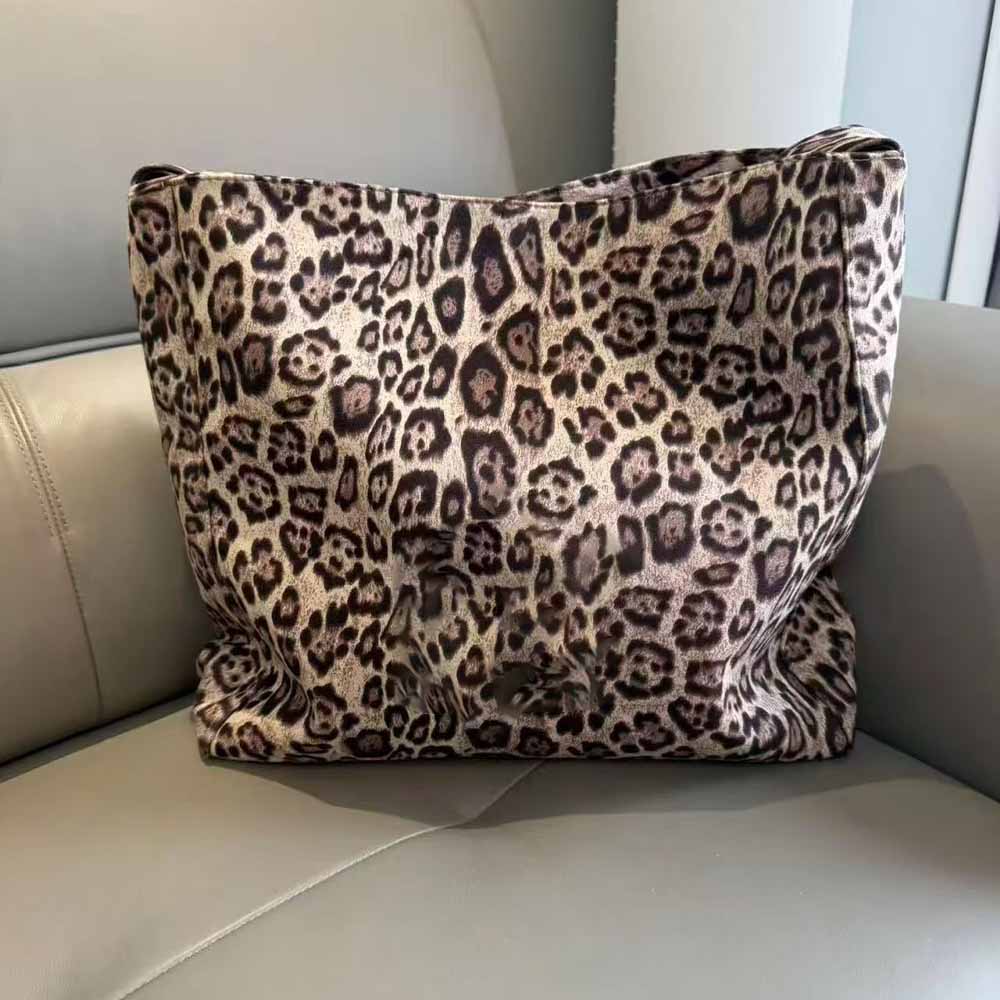 Women's new leisure large-capacity Leopard shoulder handbag