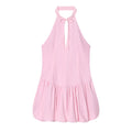 Women's backless halter neck mini dress