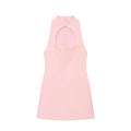 Women's opening design slim mini dress