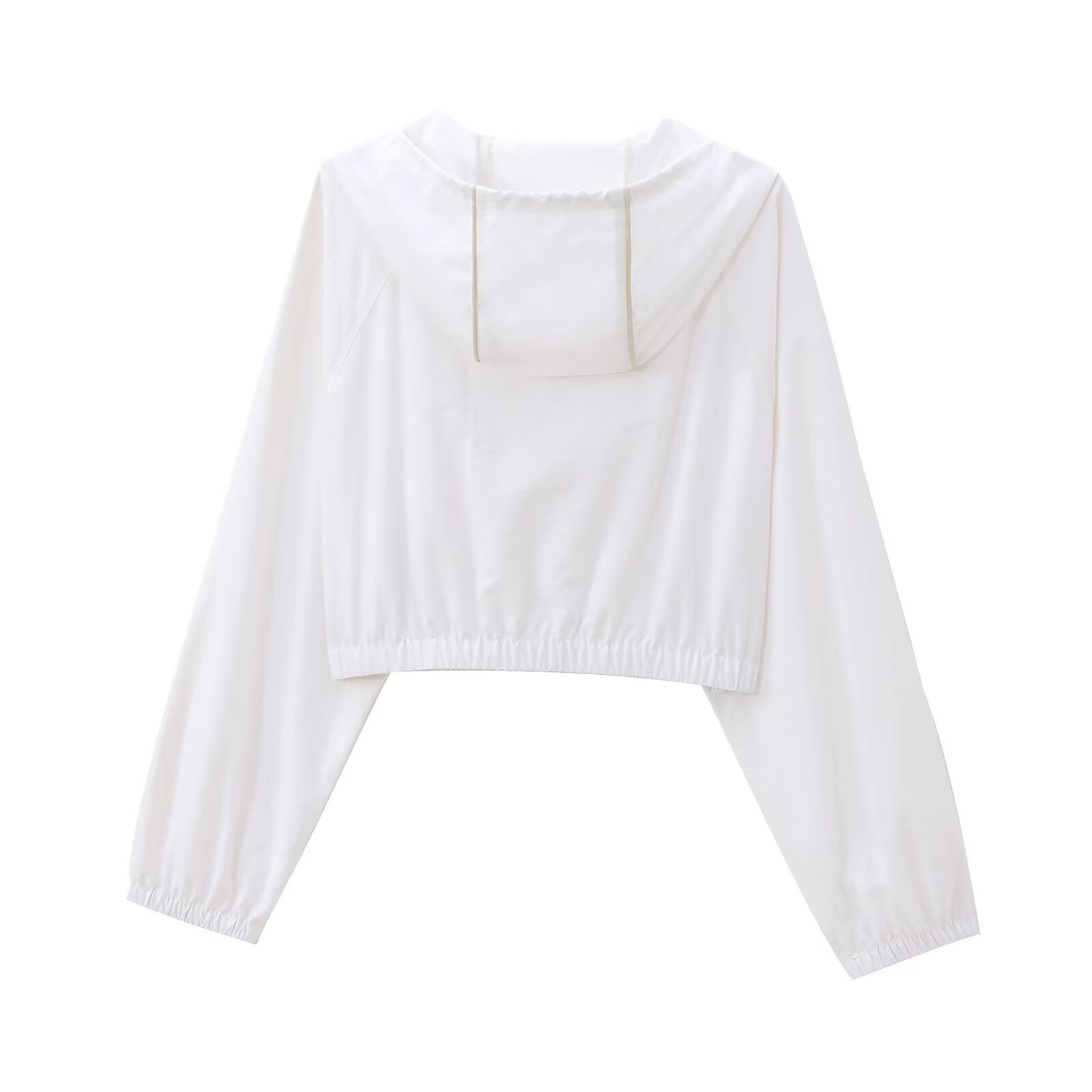 Women's 2025 new fashion short nylon hooded jacket Coat