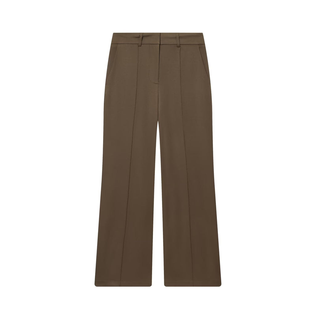 Women's new loose casual high waisted zipper pants