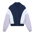 Women's Casual Patchwork Pilot Jacket Coat