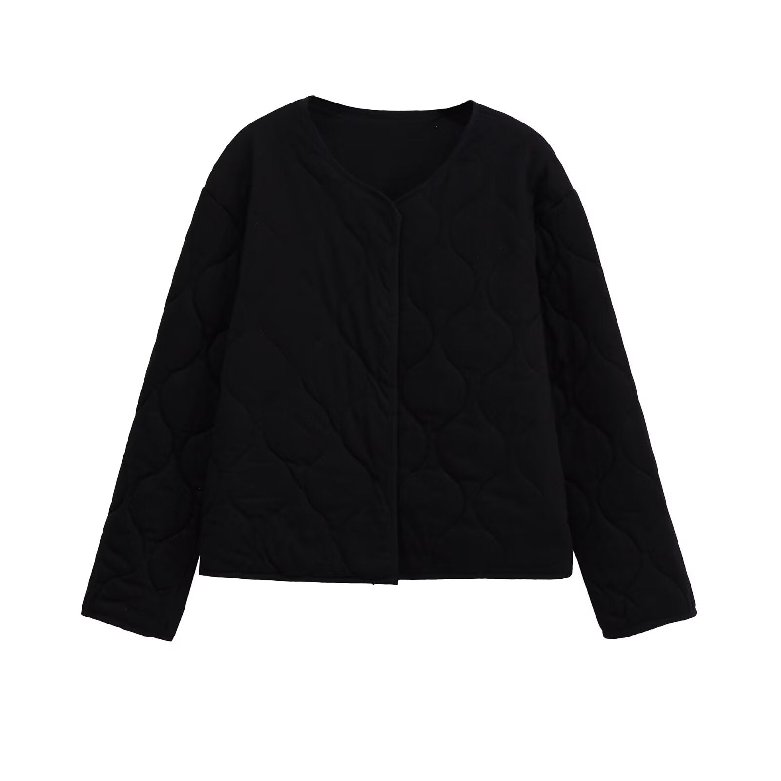 Women's loose single breasted warm cotton Coat