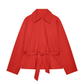 Women's with belt waterproof cotton jacket Coat