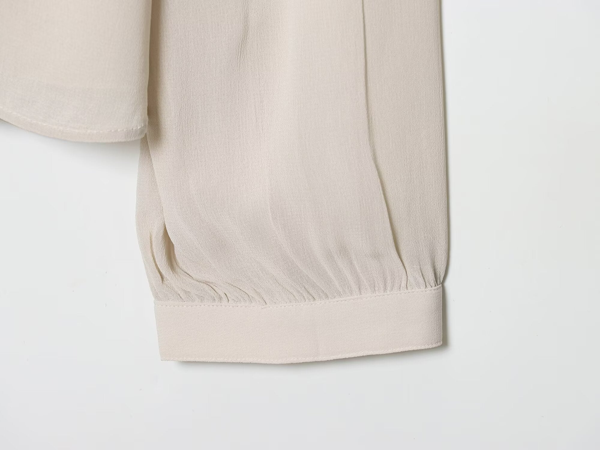 Women's new bow decoration loose layered decoration shirt