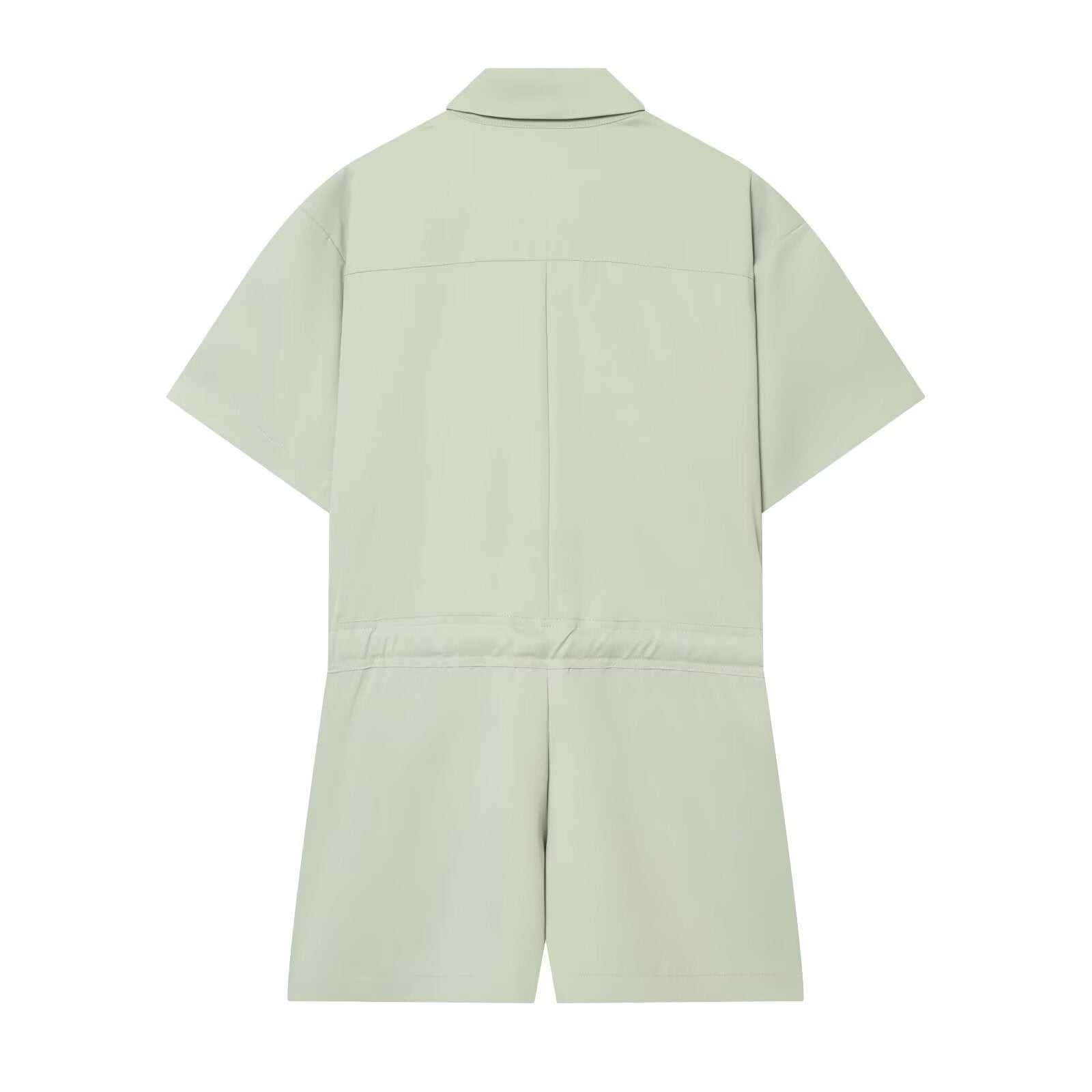 Women's With Belt shirt style jumpsuit