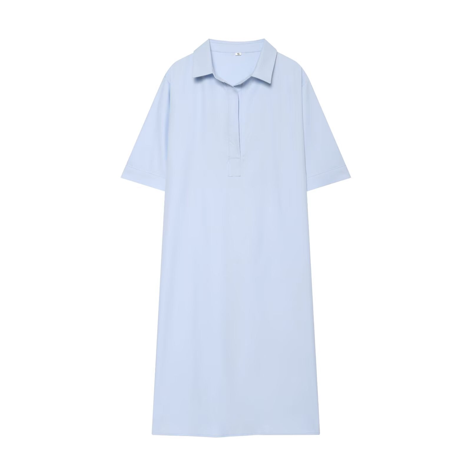 Women's long sleeved shirt style linen blend shirt