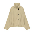 Women's loose standing collar pilot jacket Coat