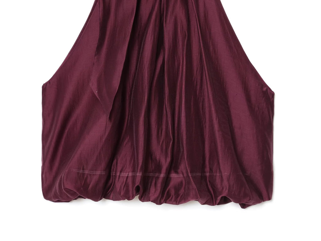 Women's new fashion bow decoration sleeveless fluffy top