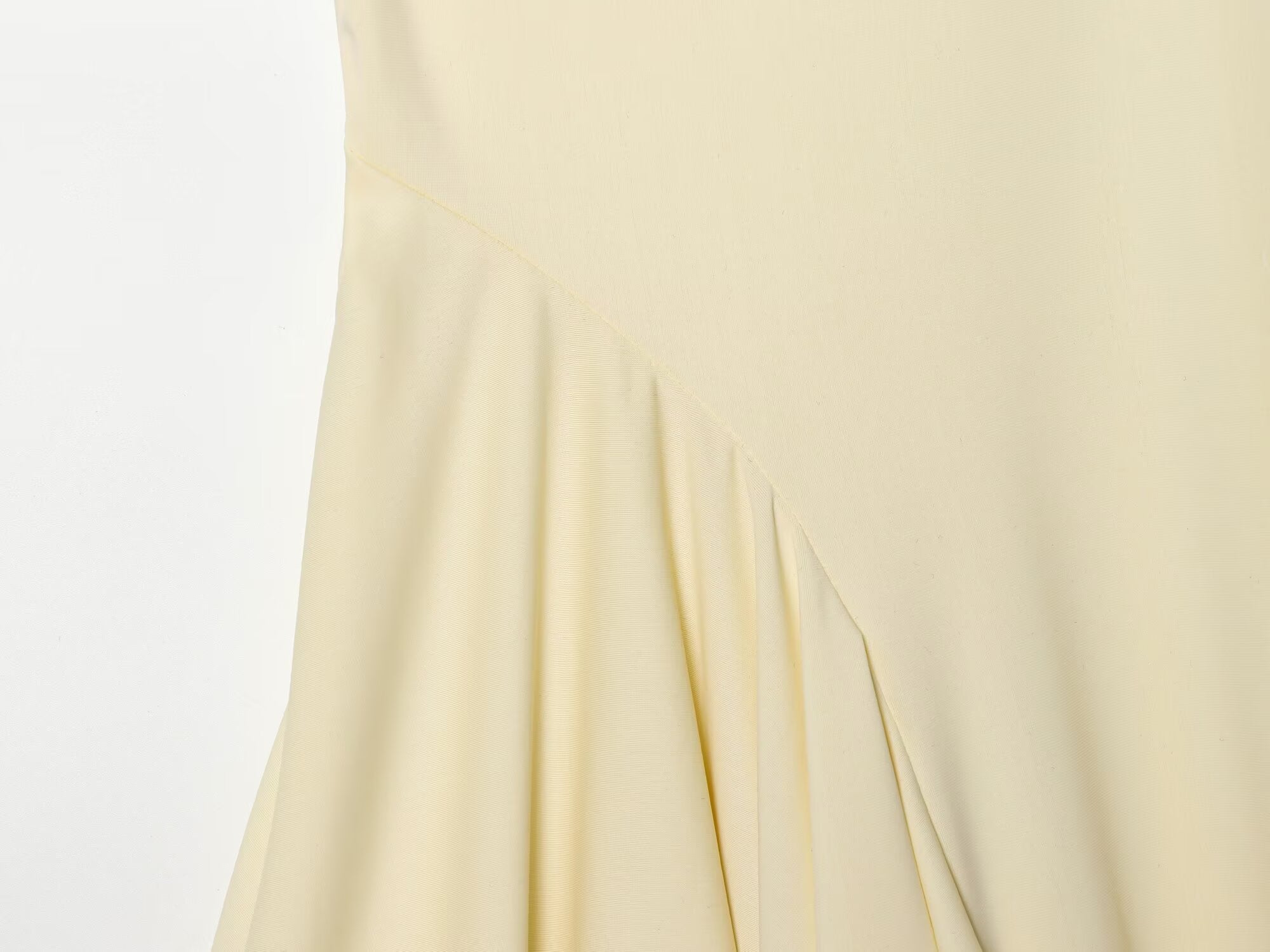 Women's asymmetric thin shoulder strap dress