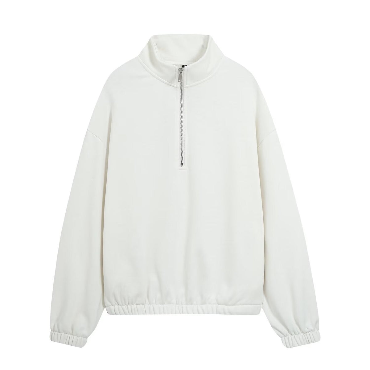 Women's casual versatile zipper sweatshirt