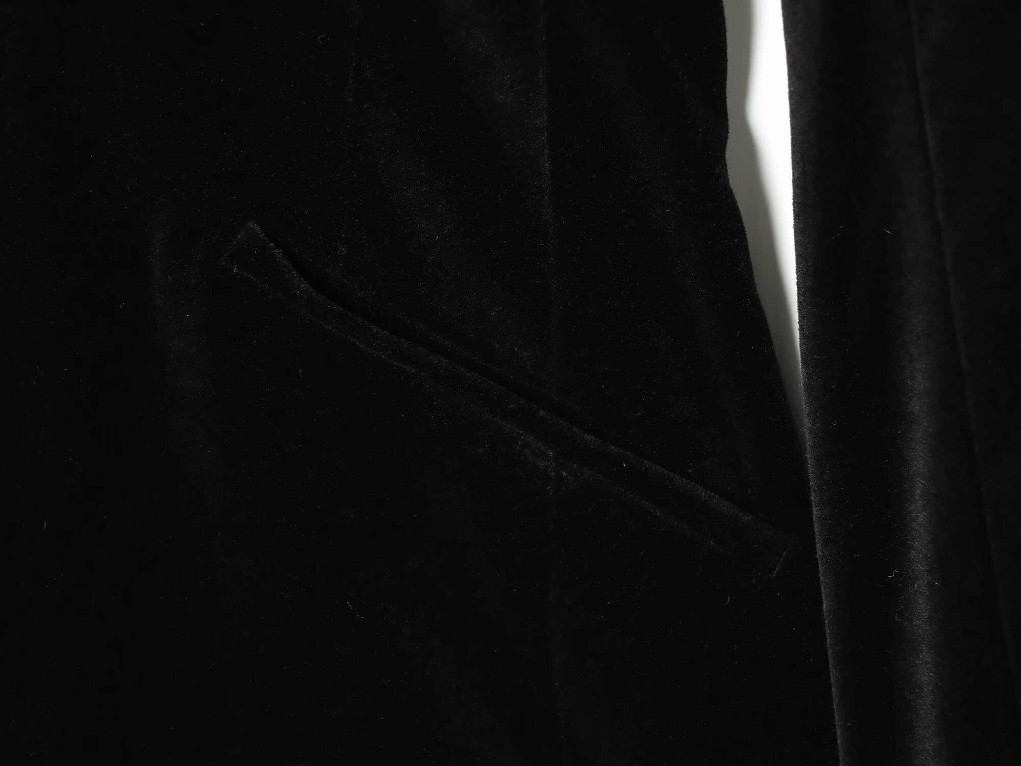 Women's flat velvet V-neck short Blazer jumpsuit