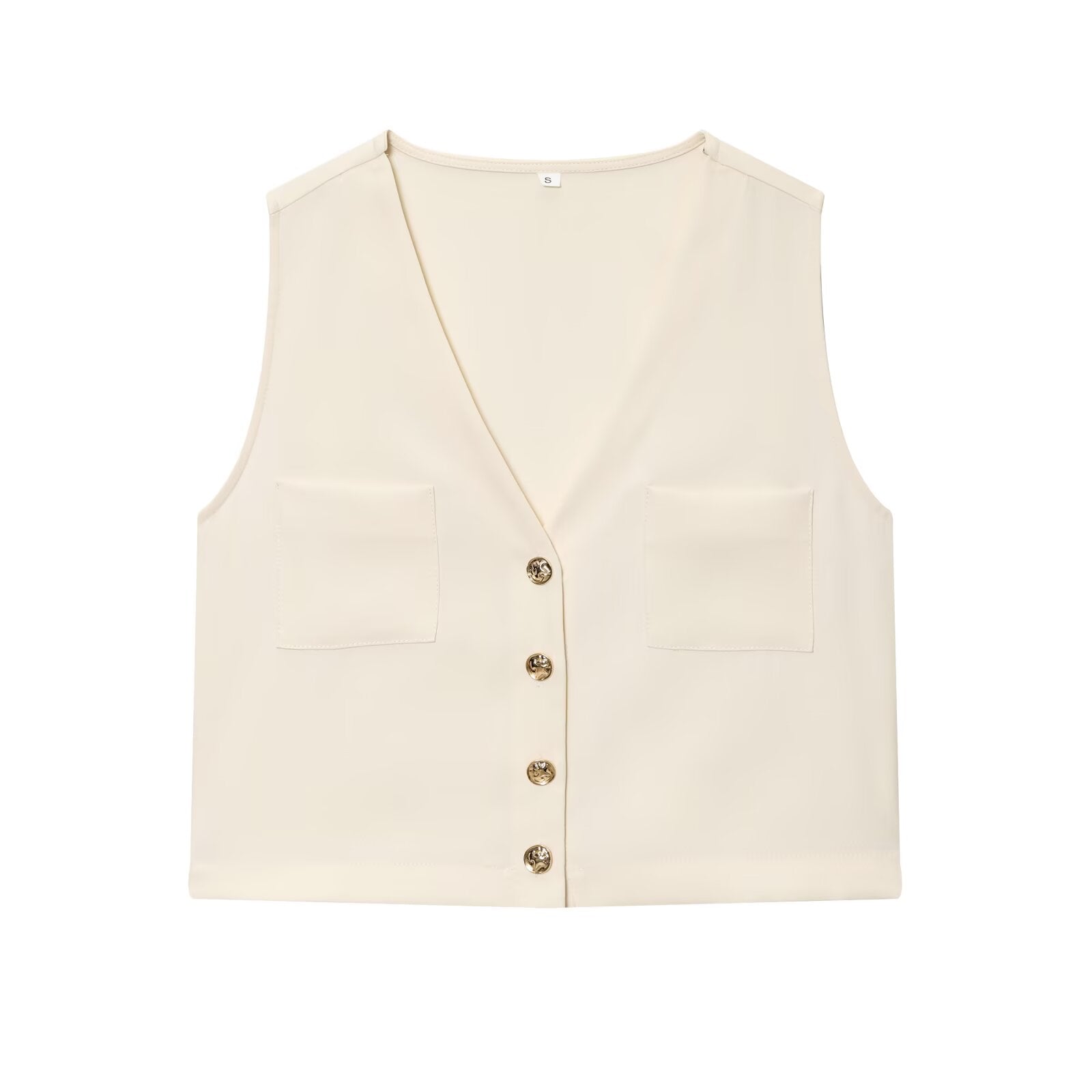 suit Women's 2 pieces sleeveless V-neck top+Skirts