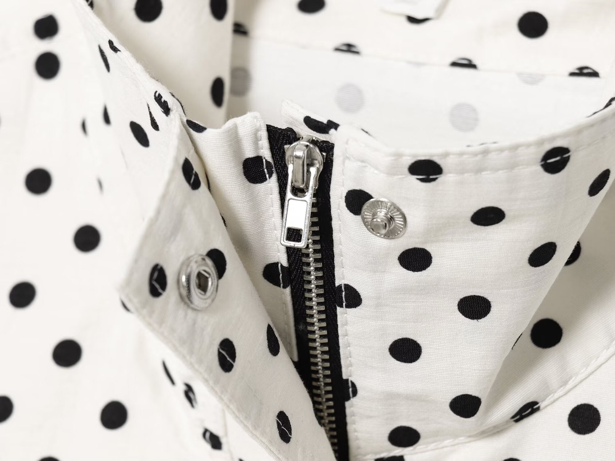 suit Women's 2 pieces polka dot Bubble gauze Coat + Shorts