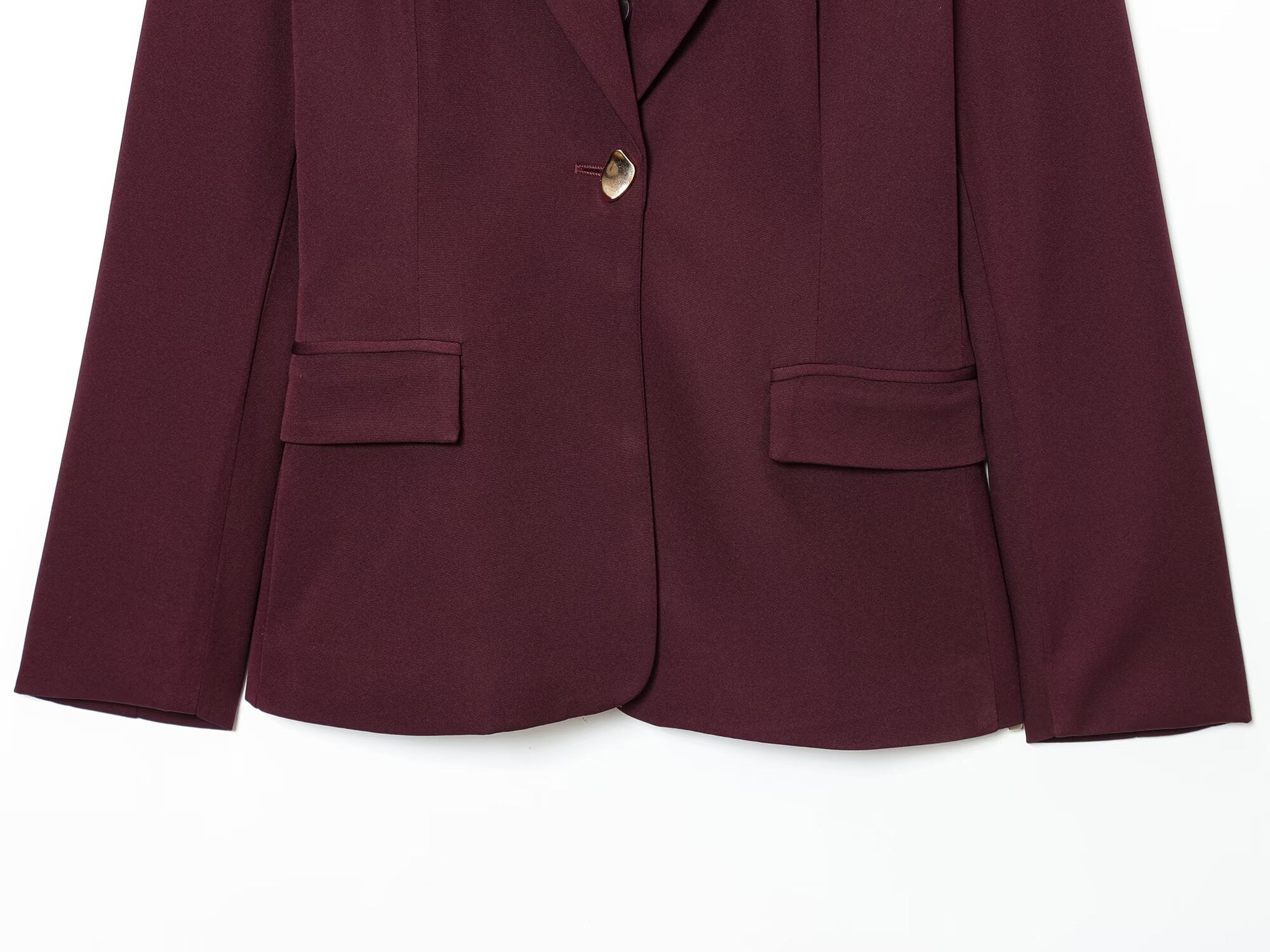 Women's 2025 new with shoulder pads slim suit jacket+Pants suit