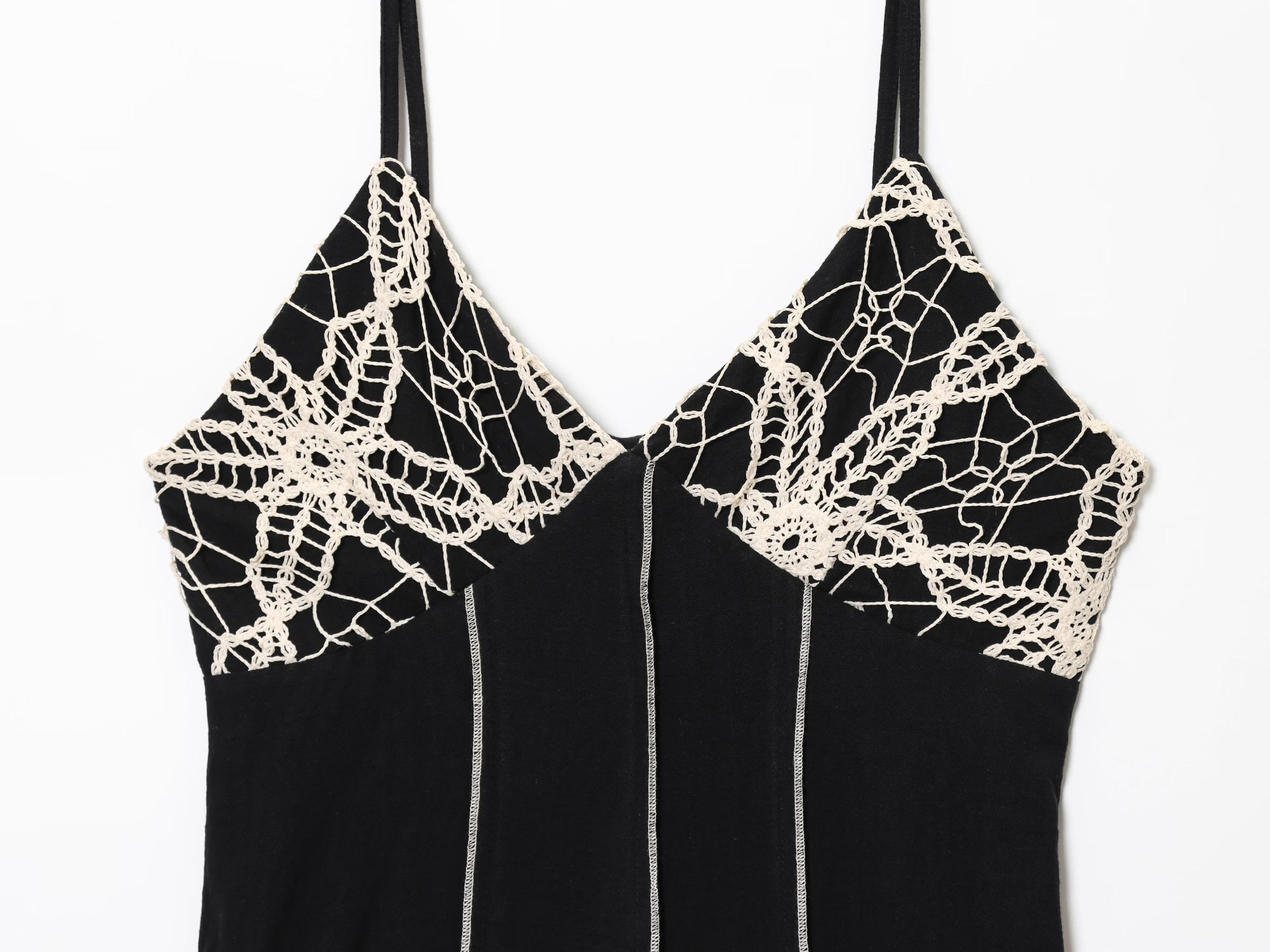 Women's New Fashion Tight Embroidered suspender Midi Dress