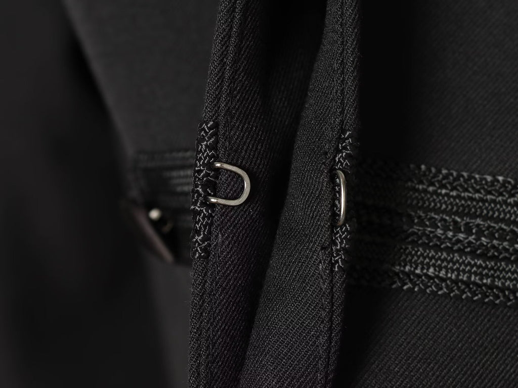 Women's with shoulder pads shoulder twill Coat