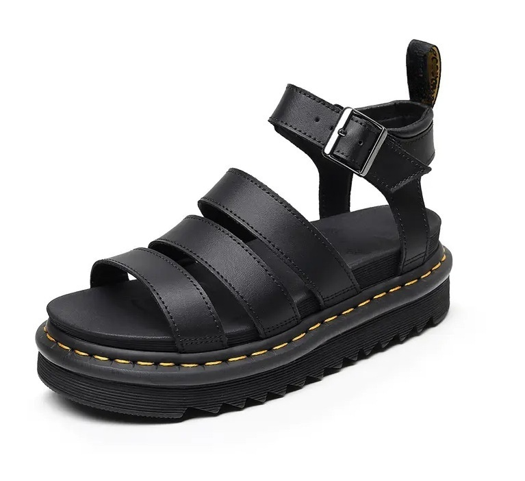 Women's new fashion platform sandals have a shoe box