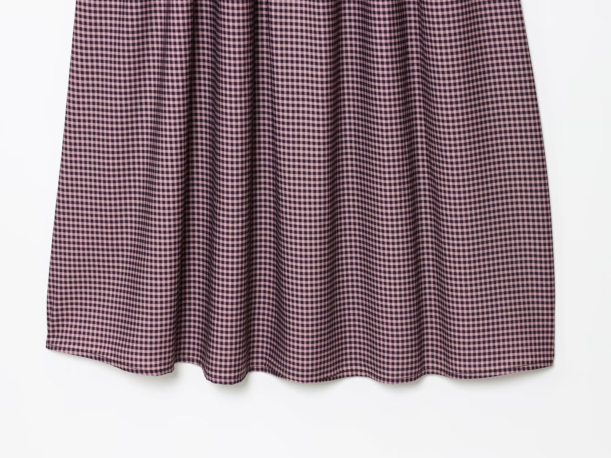 Women's new fashion pleated decorative plaid strapless MIDI dress