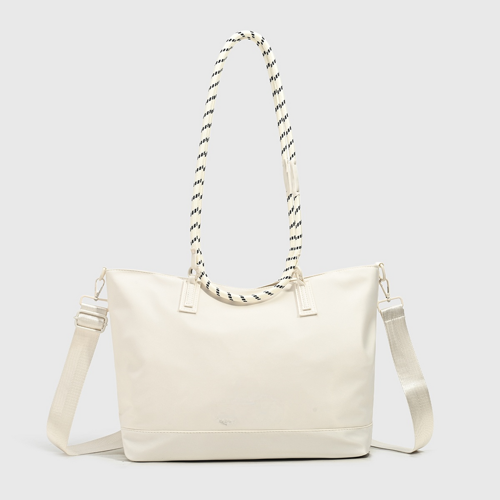 Women's new casual fashion zipper large capacity portable shoulder bag
