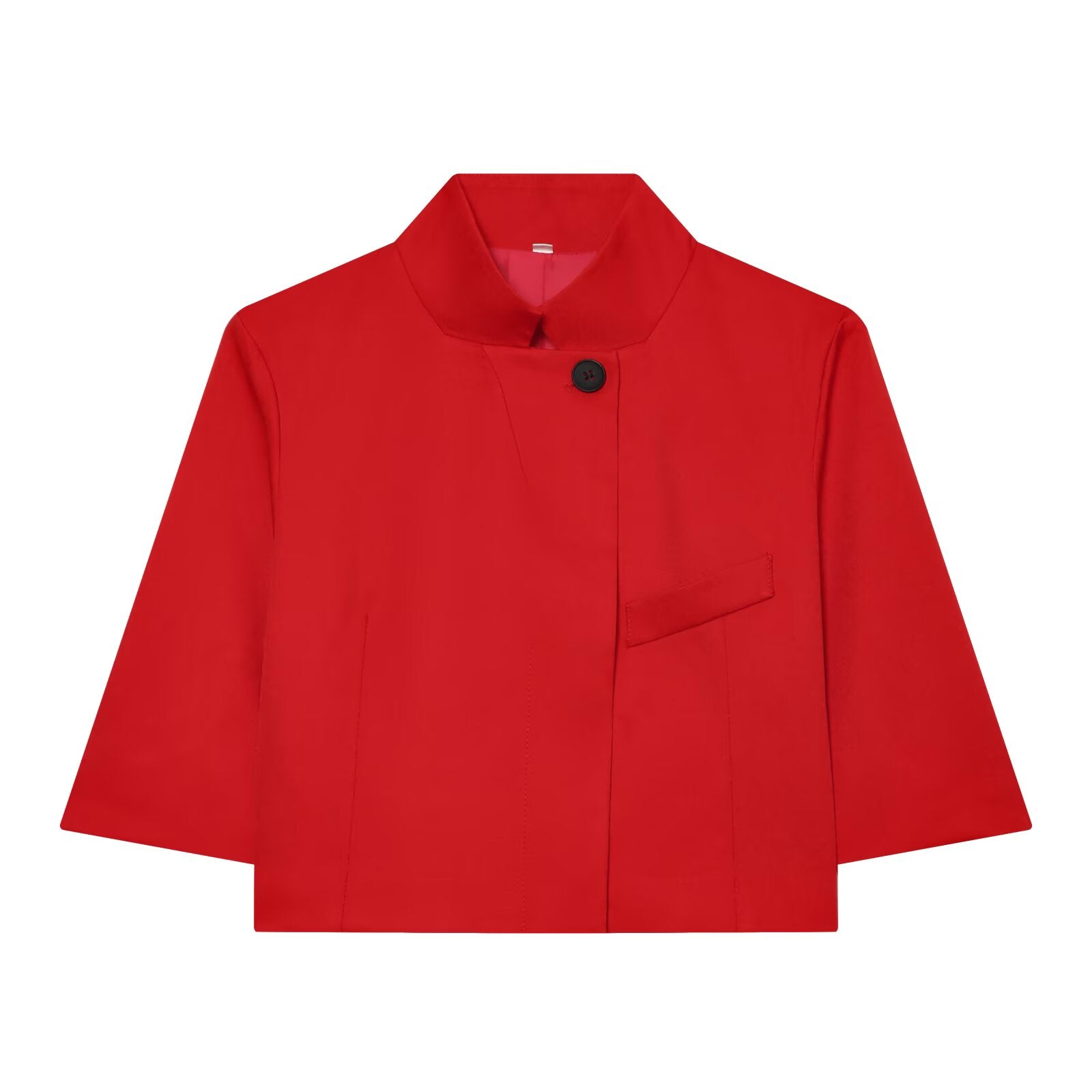 Women's short standing collar Blazer Coat