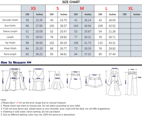 suit Women's 2 pieces loose striped lace up Coat+Pants