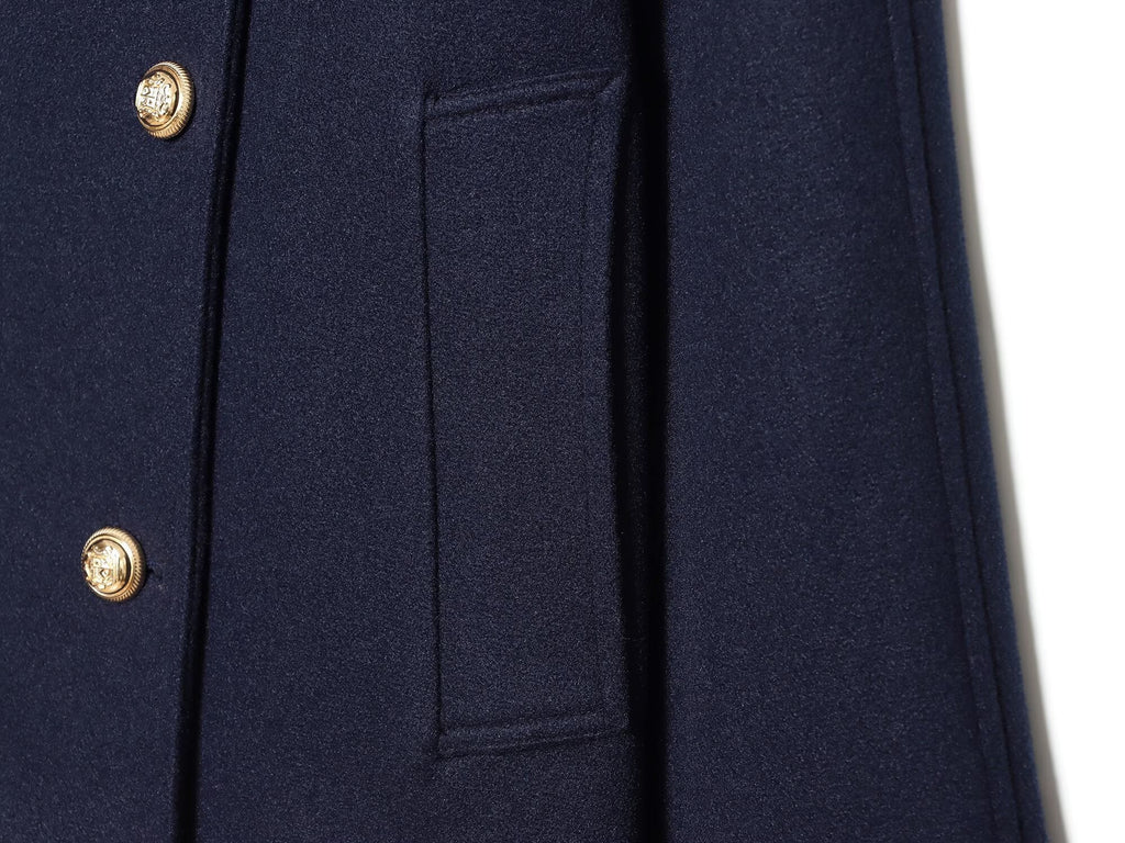Women's casual double breasted lapel coat
