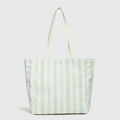 Women's new Joker large capacity striped shoulder handbag