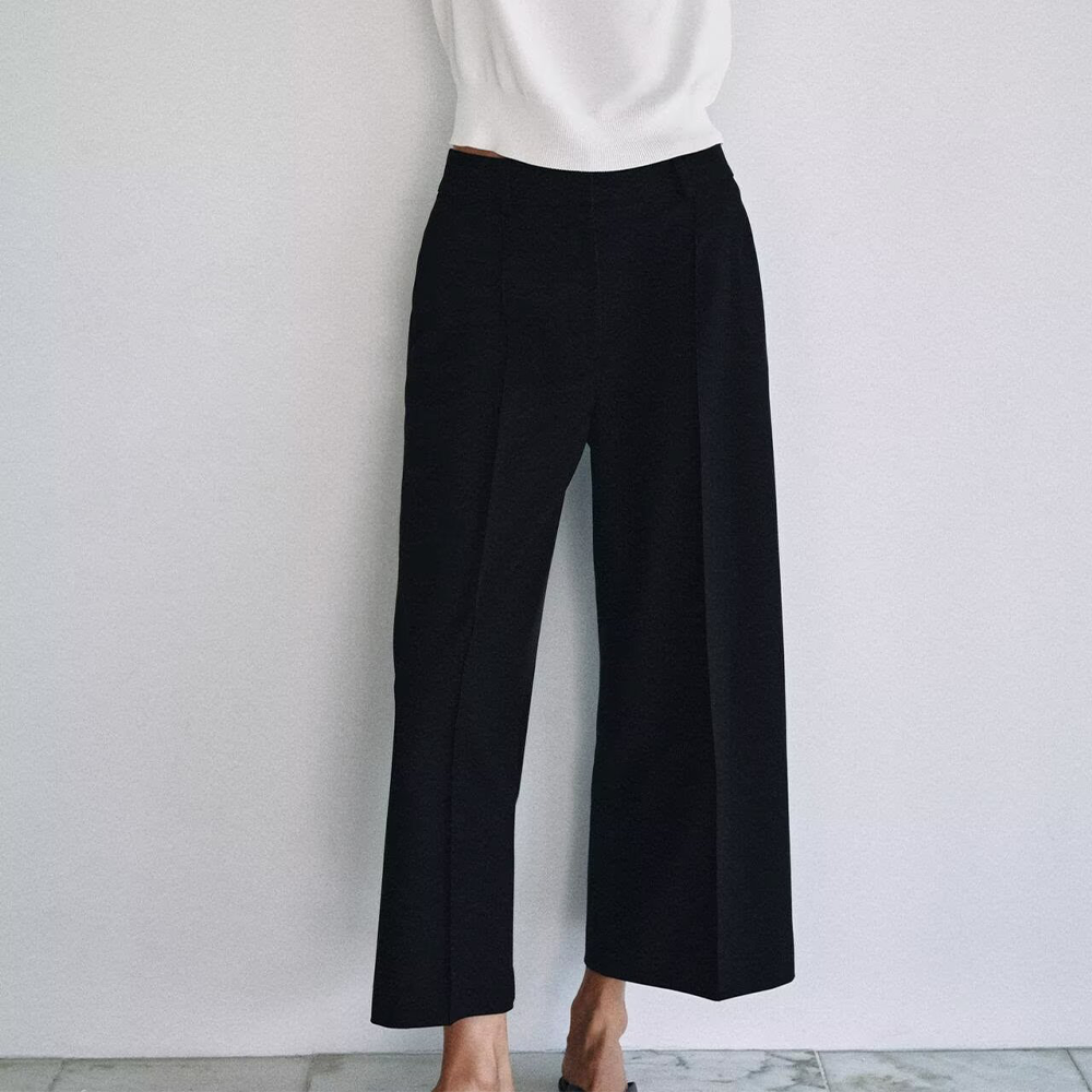 Women's casual versatile cropped pants