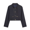 Women's new fashion short single breasted lapel Coat+Pants suit