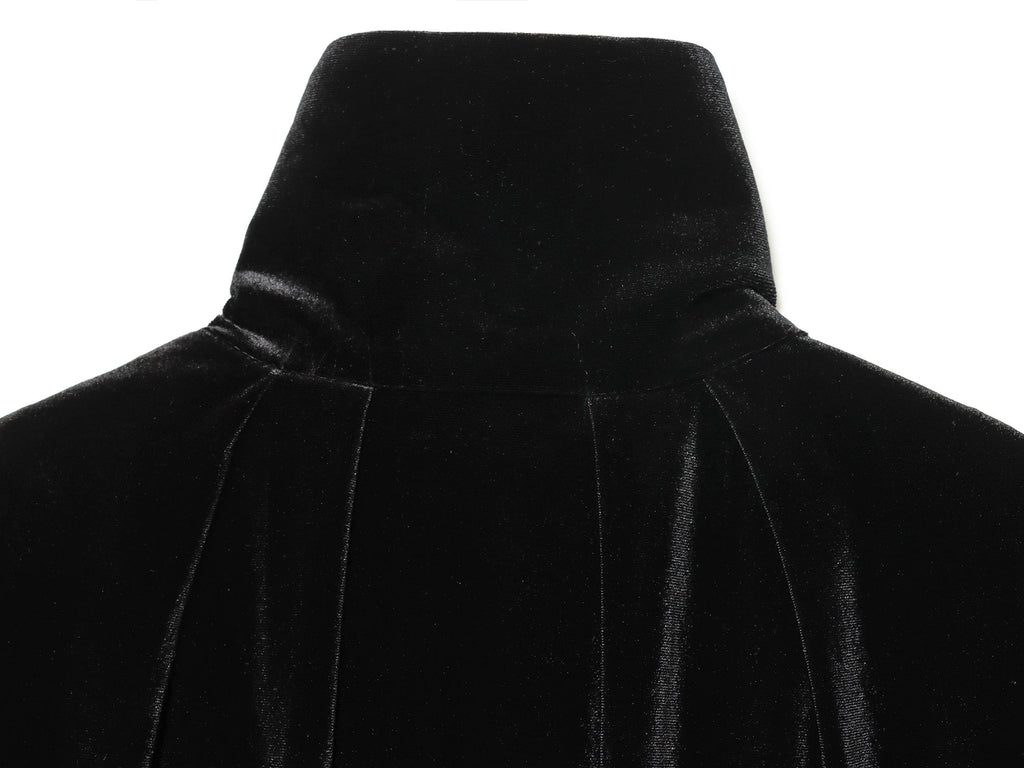 Women's Lapel Velvet Pilot Jacket Coat