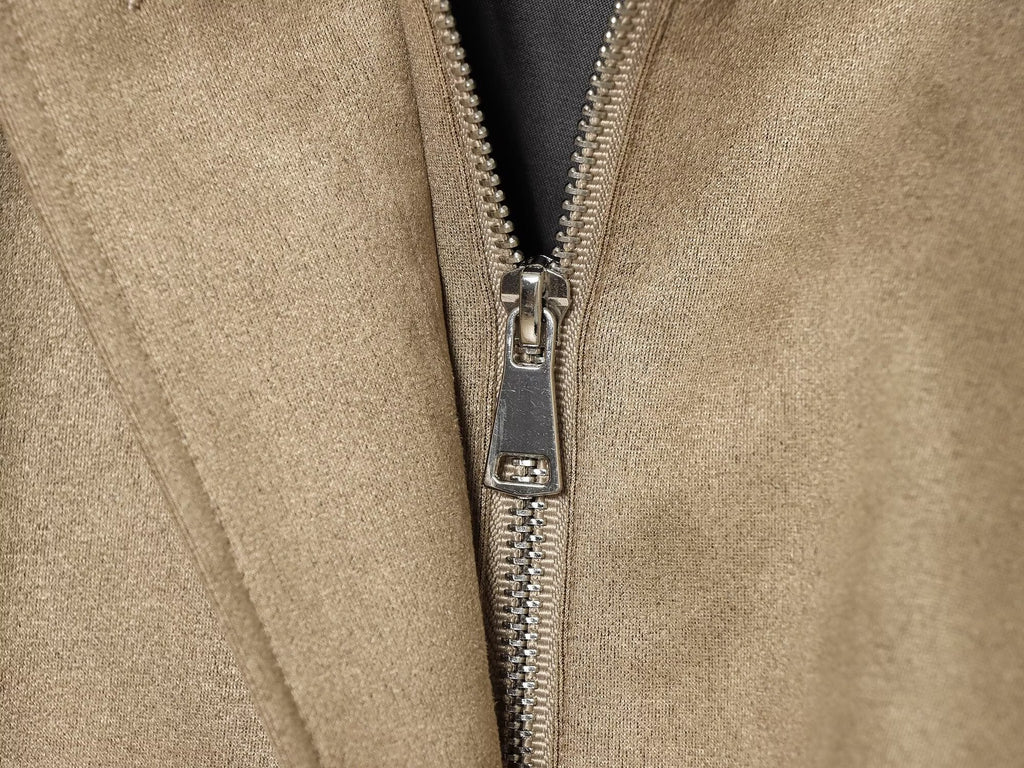 Women's casual suede textured jacket Coat