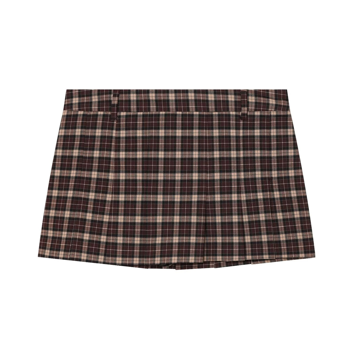 suit Women's 2 pieces casual short plaid Coat+culottes